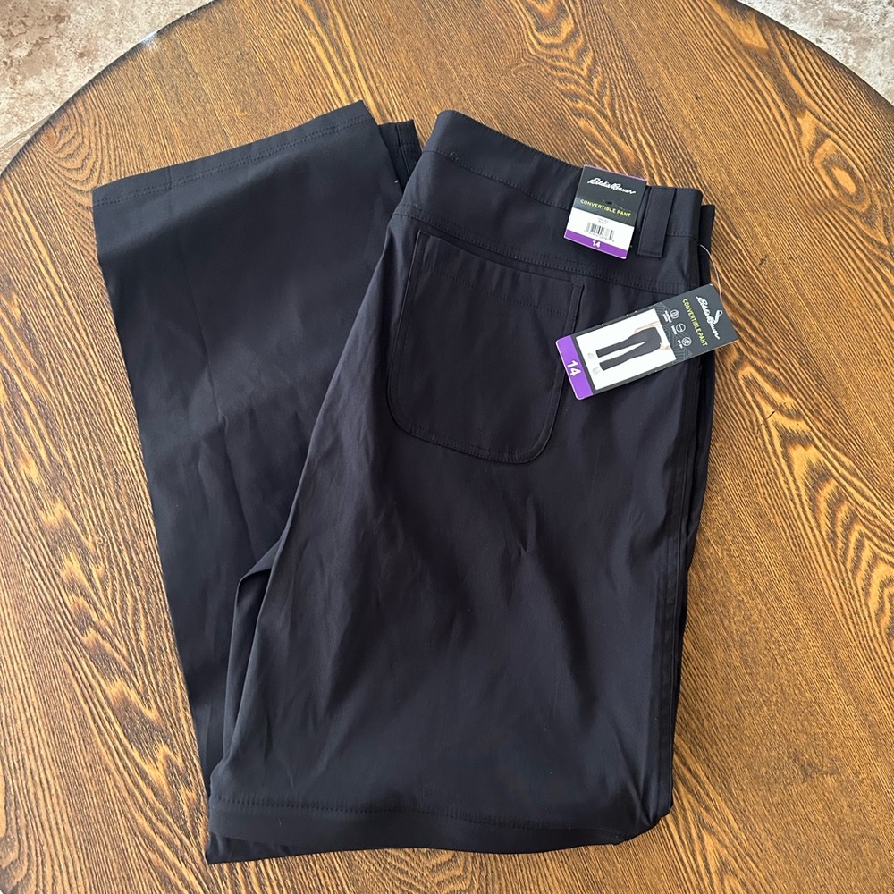 Eddie Bauer Womens Convertable Pants new size 14